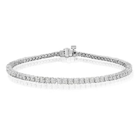 6 5 Inch 10k White Gold 1 7 8 Carat Diamond Tennis Bracelet 6 5 Inch 10k White Gold 1 7 8 Carat Diamond Tennis Bracelet