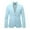 Blue, variant on Mens Blazer Classic Jacket Solid Color Formal for Business Attire Slim Fit with Tailored Design Mens Jackets White XXXL