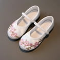thumbnail image 1 of Traditional Chinese Girls Embroidered Ancient Style Handmade Hanfu Shoes, 1 of 6