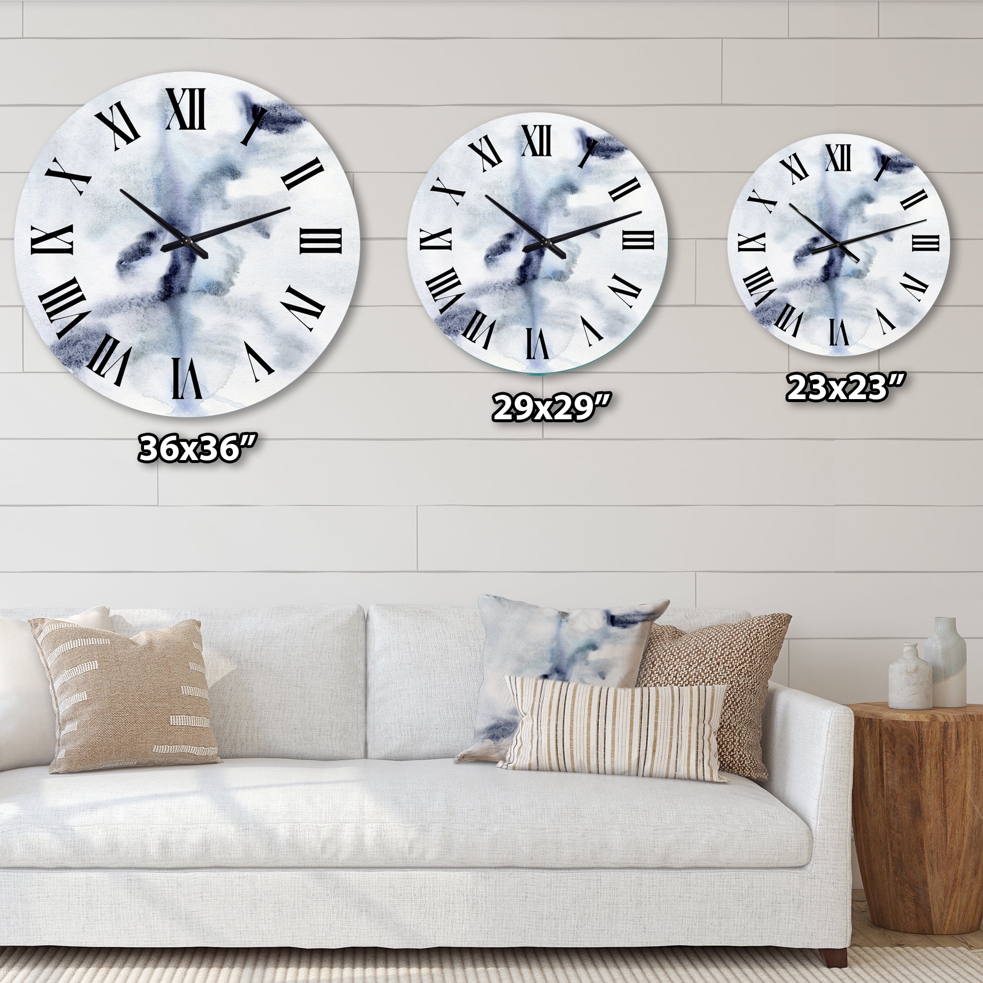 Designart 1 in Quartz Modern/Contemporary Wall Clock