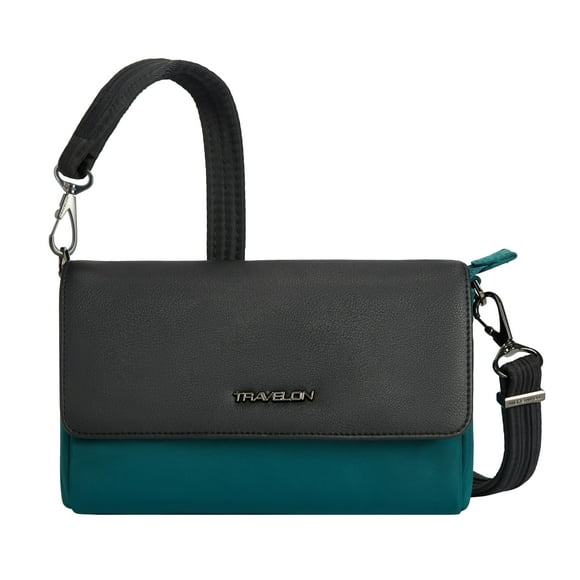 Travelon Anti-Theft Addison Convertible Crossbody/Belt Bag, Evergreen