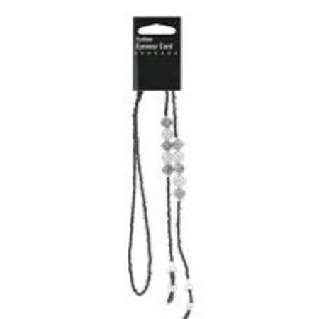 91223 Black Beaded Eyeglass Chain Cord