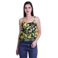 thumbnail image 4 of Moomaya Printed Womens Spaghetti Strap Crop Top Cami Summer Tops, 4 of 5