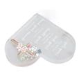thumbnail image 1 of Acrylic Heart Shaped Ornament, Clear Bible Verse Desktop Decoration Colorful Pattern Positive Attitude Wearable Religious  for Home, 1 of 8