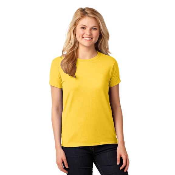 Gildan Women's 100 Percent Cotton Short Sleeve T-Shirt 5000L