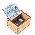 thumbnail image 3 of Mini caja de música con manivela, caja de música navideña Vintage, suministros s de madera para fiestas, 3 of 9