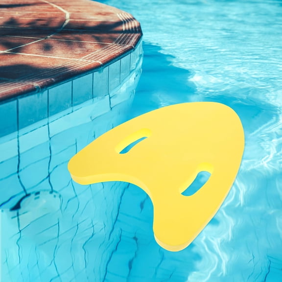 Raindrops Durable Yellow EVA Kids Swim Kickboard for Swimming Training Aid Lightweight Pool Supplies 26.0 x 14.0 x 2.0 Inches