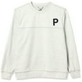 thumbnail image 3 of Puma Youth CLOUDSPUN Patch Crewneck Slate Sky/Heather Outerwear Junior XL, 3 of 3