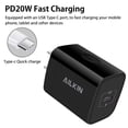 thumbnail image 4 of USB C Block,C Charger Block,AILKIN 2PACK/20W PD Type C Chargers for Wall Charger Block Android Fast Charging Charger Phone Charger Plug Power Adapter USB C Block Brick Cube,Dark Black, 4 of 5
