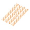 thumbnail image 4 of 100 cuchillas de plástico para cortadora de césped, accesorios de repuesto para herramientas de poda manuales, color naranja, 4 of 14