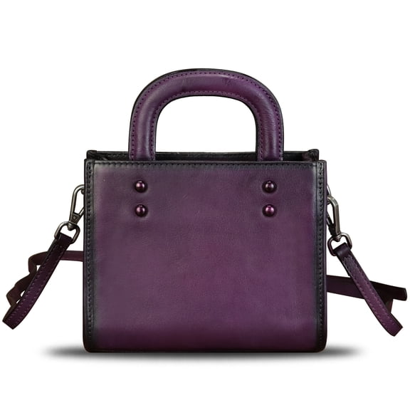 Genuine Leather Small Purse and Handbag Women Vintage Shoulder Bag Crossbody Bag
