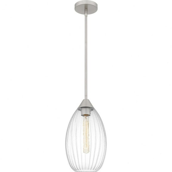 Quoizel Marza 1-Light Brushed Nickel Mini Pendant