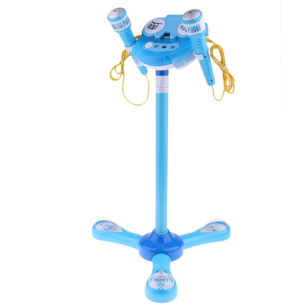 Toy Microphone and Stand for Girls and Boys Toy Chef Karaoke Machine for Kids 