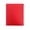 Red, variant on Soovim 1Pack 3-Prongs Folders with Two Front Pocket, Folders with Pockets, Plastic Folder with Prongs for Office, A4/Letter Size