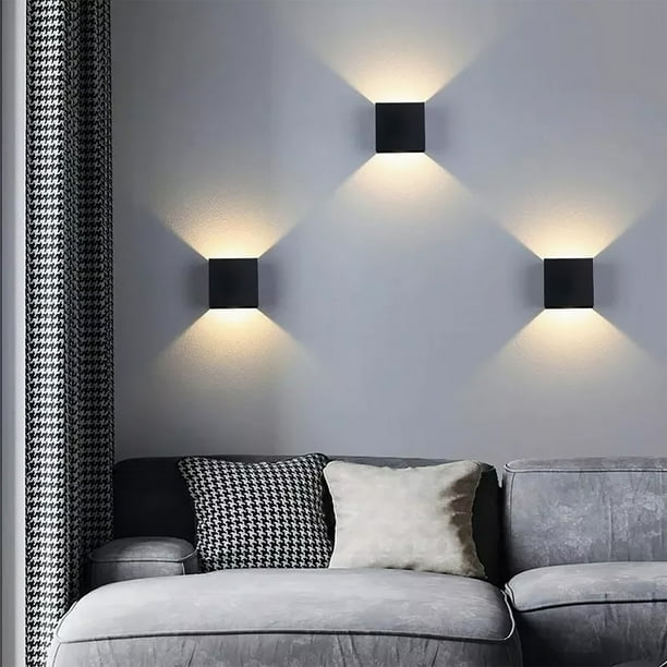 Lámpara de pared LED, aplique de pared LED moderno Lámpara de pared LED moderna para interiores Lámpara de pared LED de aluminio Tecnología avanzada