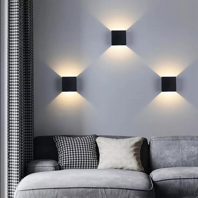 Lámpara de pared LED, aplique de pared LED moderno Lámpara de pared LED moderna para interiores Lámpara de pared LED de aluminio Tecnología avanzada