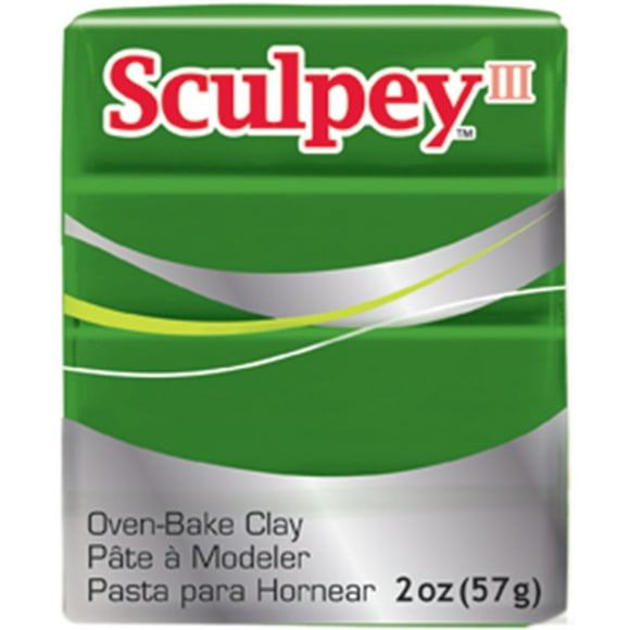 Sculpey III Polymer Clay 2oz-Leaf Green