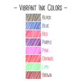 thumbnail image 2 of Pilot Frixion Fine Point Erasable Gel Pens 3 Pkg Purple, Pink & Orange Frx31565, 2 of 2