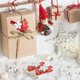 thumbnail image 5 of 50pcs Christmas Snowflake Mini Wooden Clips Mini Clips For Name Tags And Crafts(red), 5 of 5