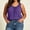 Purple, variant on Qulqfy Flowy Women Tank Tops Solid Scoop Neck Sleeveless Plus Size Knit Beach Summer Casual Dressy Gray Graphic Shirts 2XL