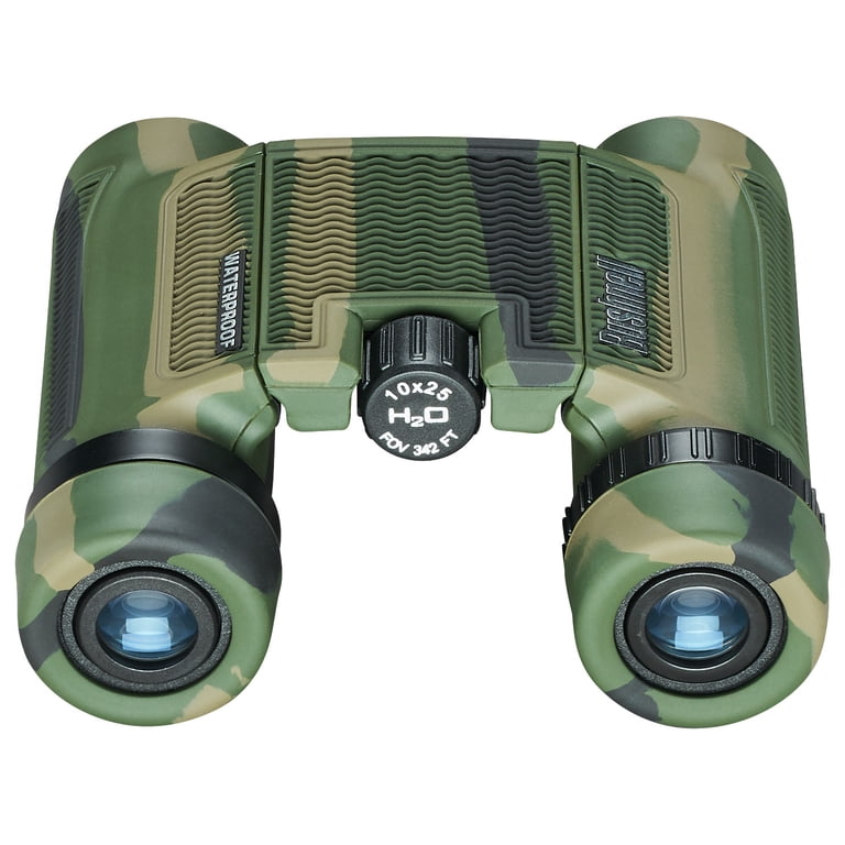 Bushnell H2O 10x25 Compact Foldable Binoculars, Camo - Walmart.com