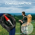 thumbnail image 4 of Findtime Military Watches for Men Digital Tactical Sports Compass Pedometer Calorie Step Counter Watch Waterproof Stopwatch Pacer Running Watch Alarm Electronic Nylon Strap, 4 of 7