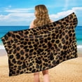 thumbnail image 6 of XYZCANDO Leopard Print Car Seat Cover, Non-Slip Fit Versatile Car Seat Towel Sweatproof Sweat Absorption for Trucks SUV, 6 of 11