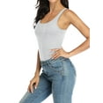 thumbnail image 5 of Attraco Women's Cotton Basic Camisoles with Shelf Bra Tank Tops, 5 of 6
