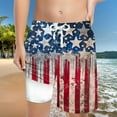 thumbnail image 2 of Gubotare Fourth of July Swim Short Boy Little Boys Quick Dry Beach Board Shorts Kids Swim Trunk Swimsuit Beach Shorts Swim Trunk for Boys (Red,Size 5-6 Years), 2 of 4