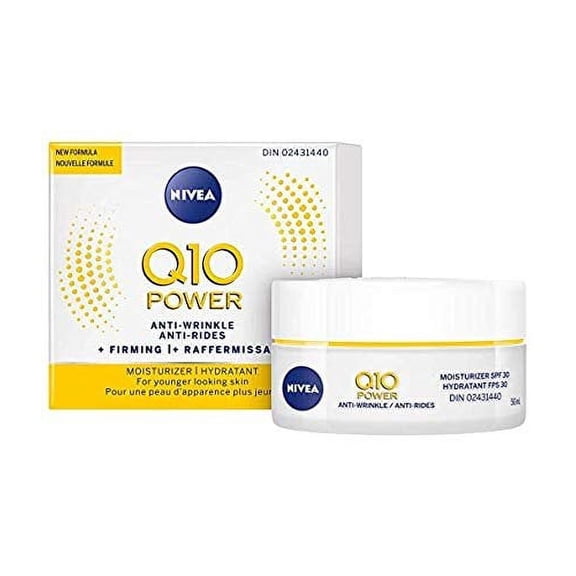 NIVEA Q10 Plus Anti-Wrinkle with SPF 15 Day Care Cream 50 ml 1.69 oz - Pack of 2