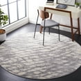 thumbnail image 3 of SAFAVIEH Jasper Ida Abstract Area Rug, Grey/Ivory, 6'7" x 6'7" Round, 3 of 8
