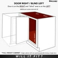 thumbnail image 6 of Rev-A-Shelf Right-Handed Single-Tier Organizer for a Blind Left, 6 of 7