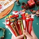 thumbnail image 1 of Bolígrafo de gel creativo navideño, material de aprendizaje para estudiantes, regalo de Navidad para jardín de infantes y escuela primaria, bolígrafo de dibujos animados en 3D, 1 of 5