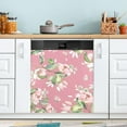 thumbnail image 4 of Spring Flowers Branches Pink Dishwasher Magnet Covers for The Front Magnetic Dishwasher Cover Home Cabinet Decals 20" x 26" Refrigerator Door Home Decor, 4 of 5