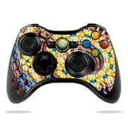 MightySkins Skin Compatible With Microsoft Xbox 360 Controller Case wrap cover sticker skins Fractal Science