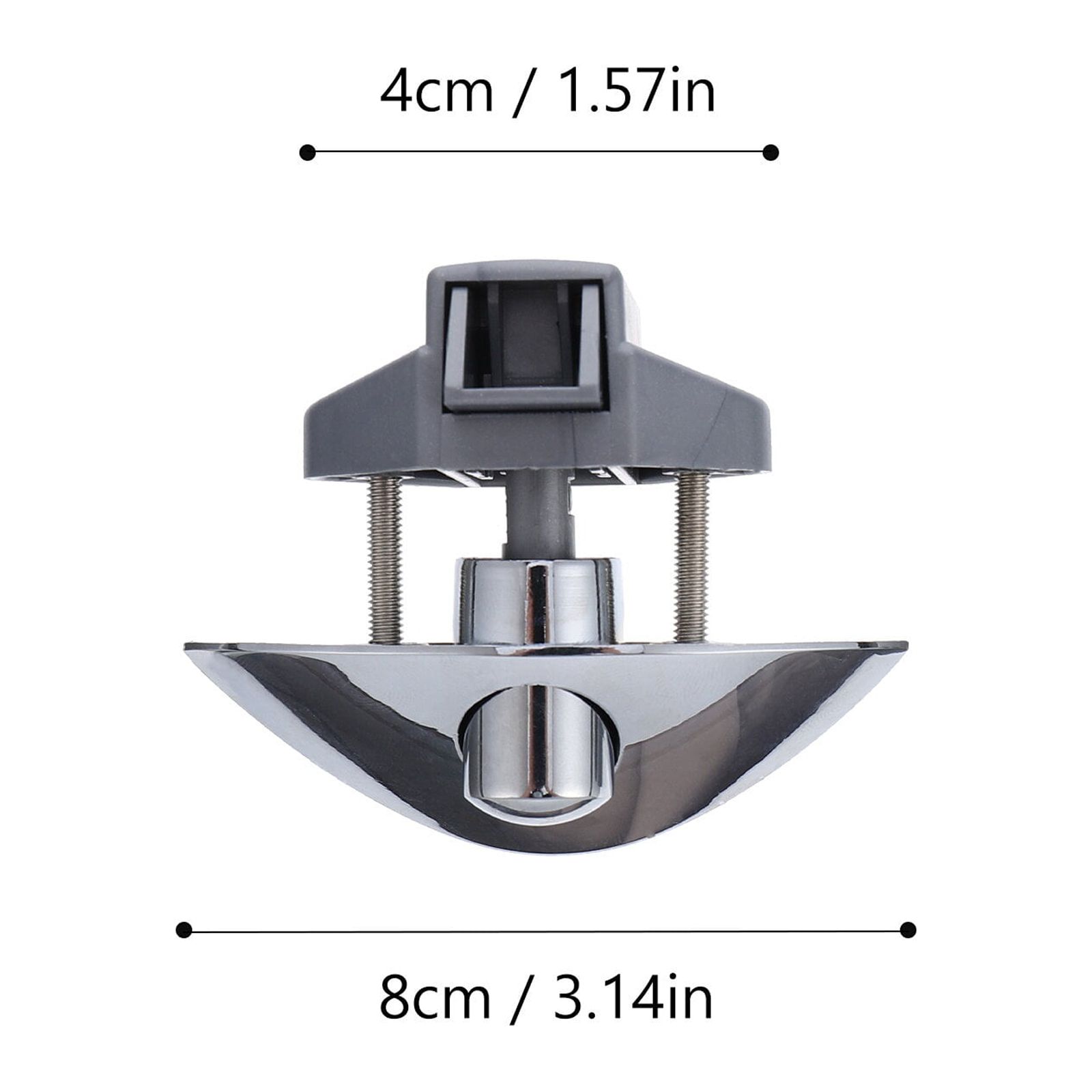 WORGEOUS 3pcs Knobs Lock Cabinet Zinc Alloy Button Lock Boat Lock Marine Accessories