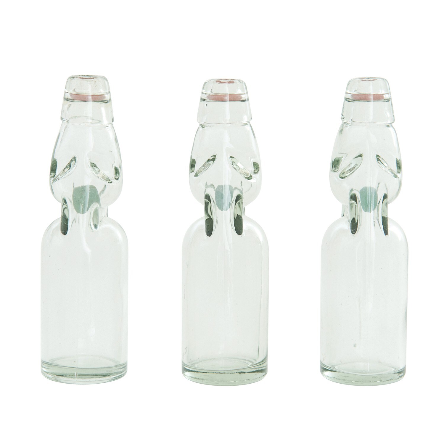 Antique Codd-neck Soda Bottles - Set of 5