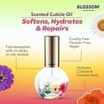 thumbnail image 6 of Blossom Hydrating, Moisturizing, Strengthening, Scented Cuticle Oil, Infused with Real Flowers, Made in USA, 0.42 fl. oz, Cherry, 6 of 6