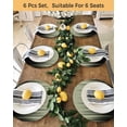 thumbnail image 4 of 15 Inch Round Placemats Set of 4, Sage Green Black Ombre Non Slip Heat Insulation PP Table Mats, Modern Abstract Striped Gradient Washable Place Mats for Kitchen Dining Party Table Decor, 4 of 7