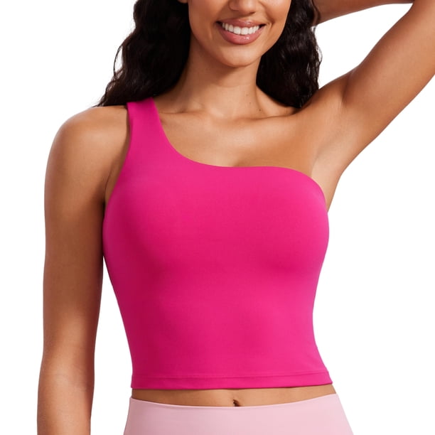 Sostén CRZ YOGA Butterluxe con una sola tira, con relleno, rosa XL