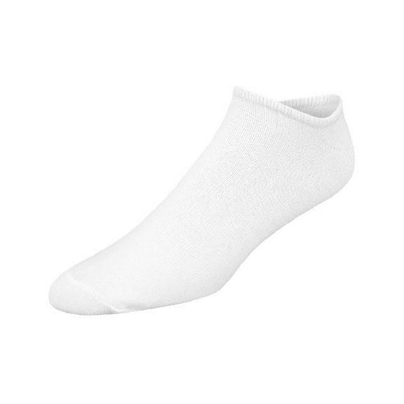 Wigwam Super 60 No-Show Lite 3-Pack Socks, White, MD Men's 5-9.5 Women's 6-10
