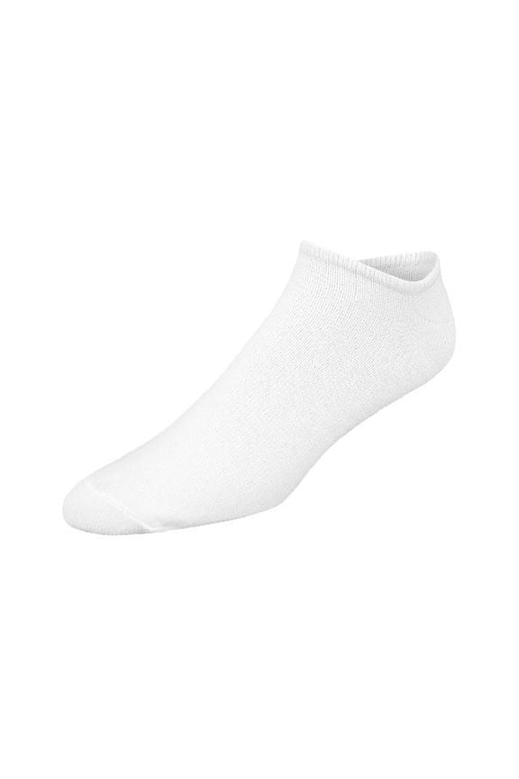 Super 60 No-Show Lite 3-Pack Socks, White, MD Men's 5-9.5 Women's 6-10