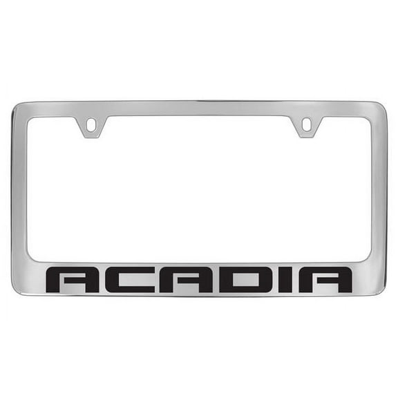 GMC Acadia Chrome Plated Metal License Plate Frame Holder