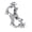 Silver-Butterfly Mother, variant on Lightweight High Strength Aluminum Double Lock Hook Clamp Erosion Resistant Pipe Clamp for Stage Light 25-30mm Tube