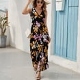 thumbnail image 5 of Leopard Print Pattern Sleeveless Dress Woman Fashion Long Dresses Women's Summer Suit Dress 2025, 5 of 6