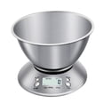 thumbnail image 1 of Báscula de Cocina con Bol, Báscula de Cocina Digital de Precisión para Pastelería, Acero Inoxidable Máx. 5 kg, con Bol Extraíble, Tara, Parada Automática ER, 1 of 4