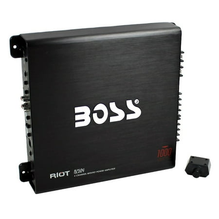 Photo 1 of ***FOR PARTS** Boss Audio 1000 Watt 4 Channel Car Audio Power Stereo Amplifier + Remote | R2504