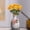 Yellow #0, variant on 6 Pack Artificial Dandelions Flowers, Lifelike Simulation Dandelions Plants with Long Stems, No Water Needed Faux Flower Bouquet for Wedding Home Office Decor