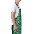 thumbnail image 3 of Bingfone Monstera Leaves Apron Gifts For Men, Women Professional Grade Chef Apron for Kitchen,BBQ & Grill, 3 of 8