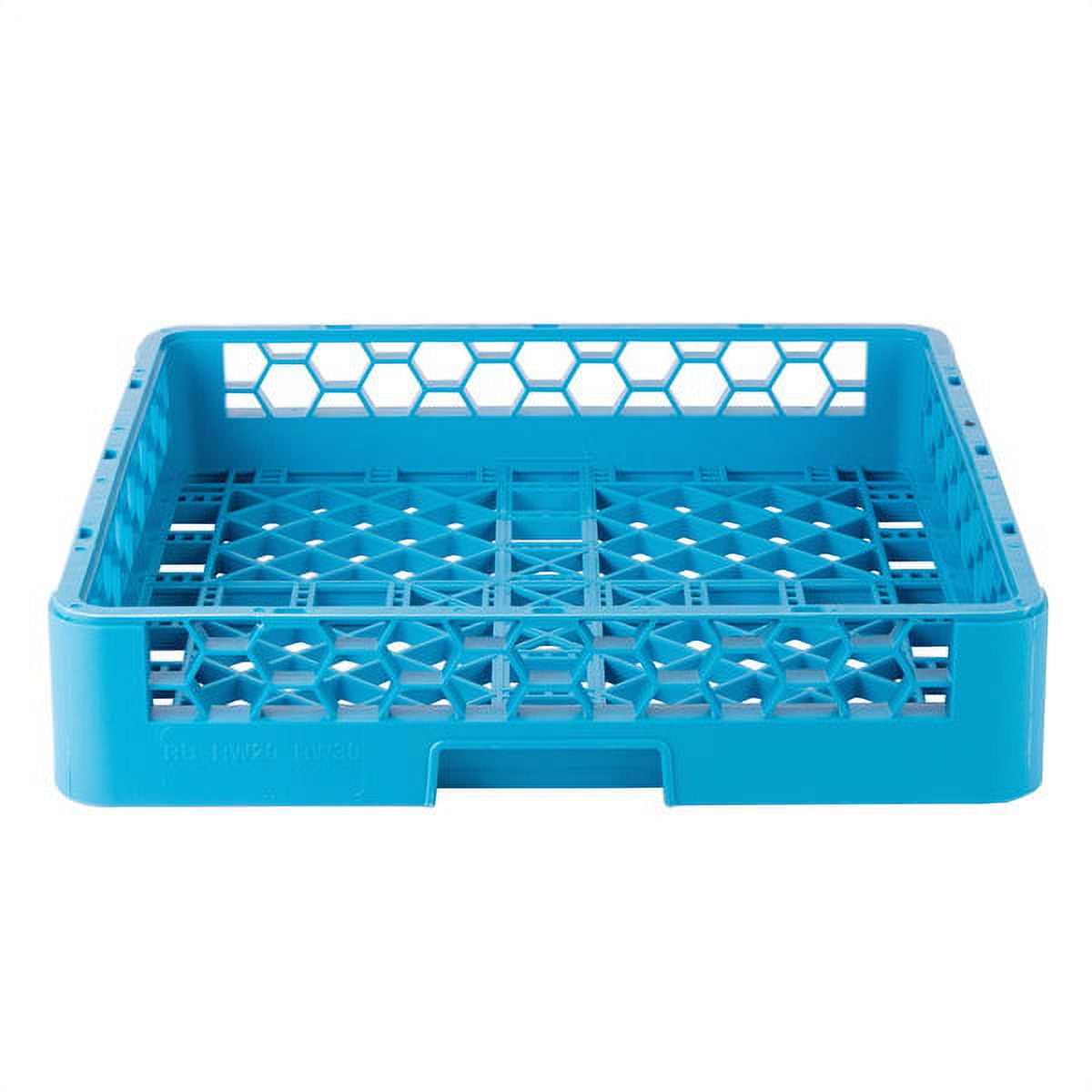 Carlisle OptiClean Full Size Flat Bowl Rack Blue, 19.75" Length x 19.75" Width x 4" Depth, Polypropylene | 1/Each